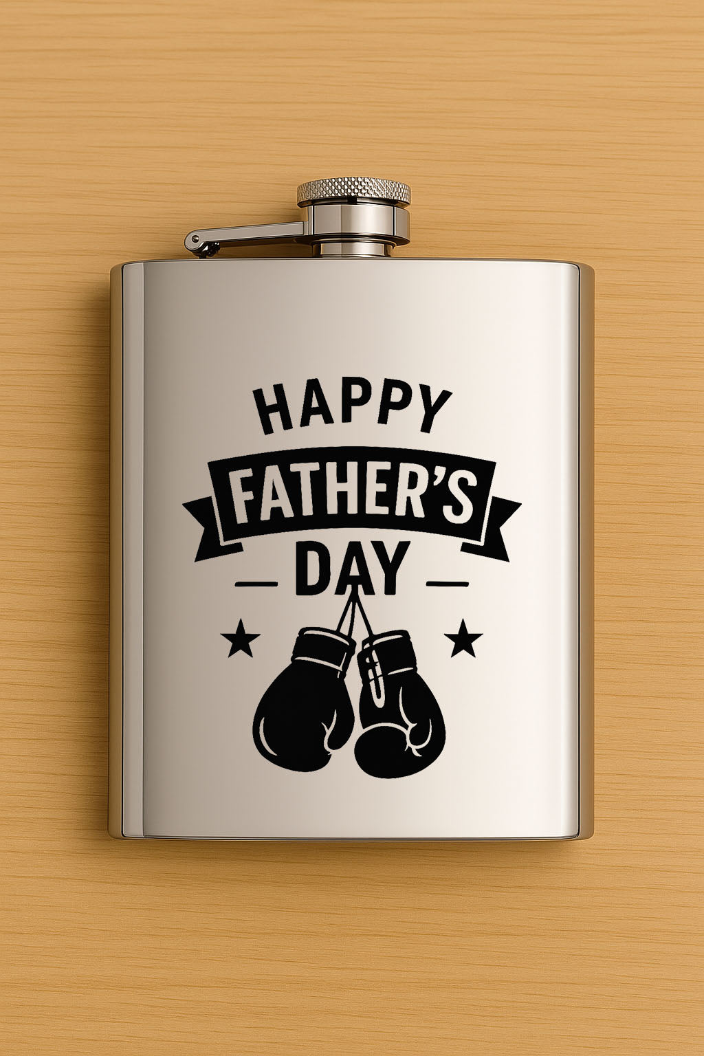 Father's Day Stainless Steel Hip Flasks – Multiple Designs