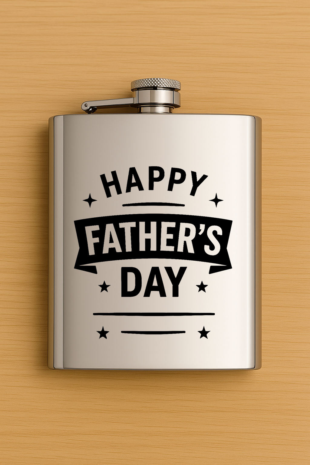 Father's Day Stainless Steel Hip Flasks – Multiple Designs