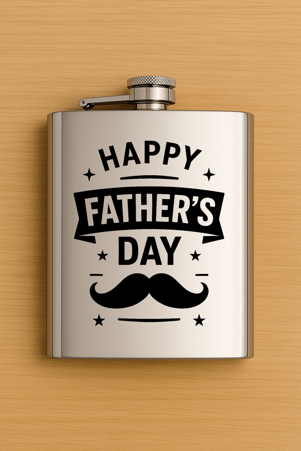Father's Day Stainless Steel Hip Flasks – Multiple Designs