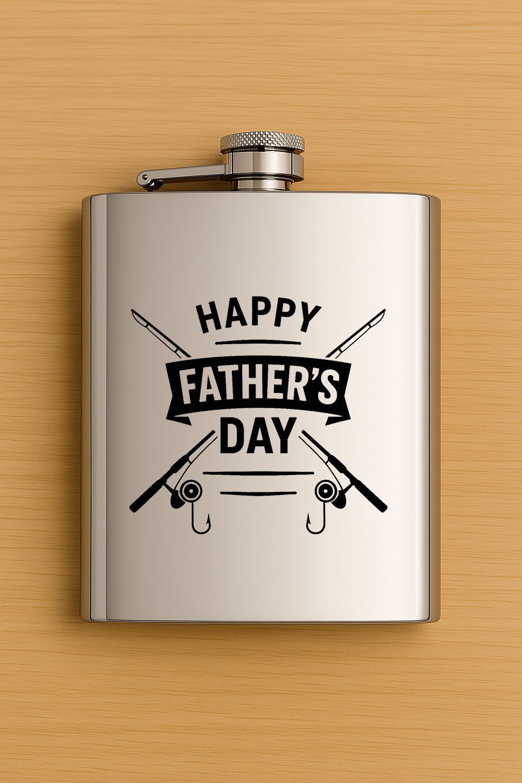 Father's Day Stainless Steel Hip Flasks – Multiple Designs
